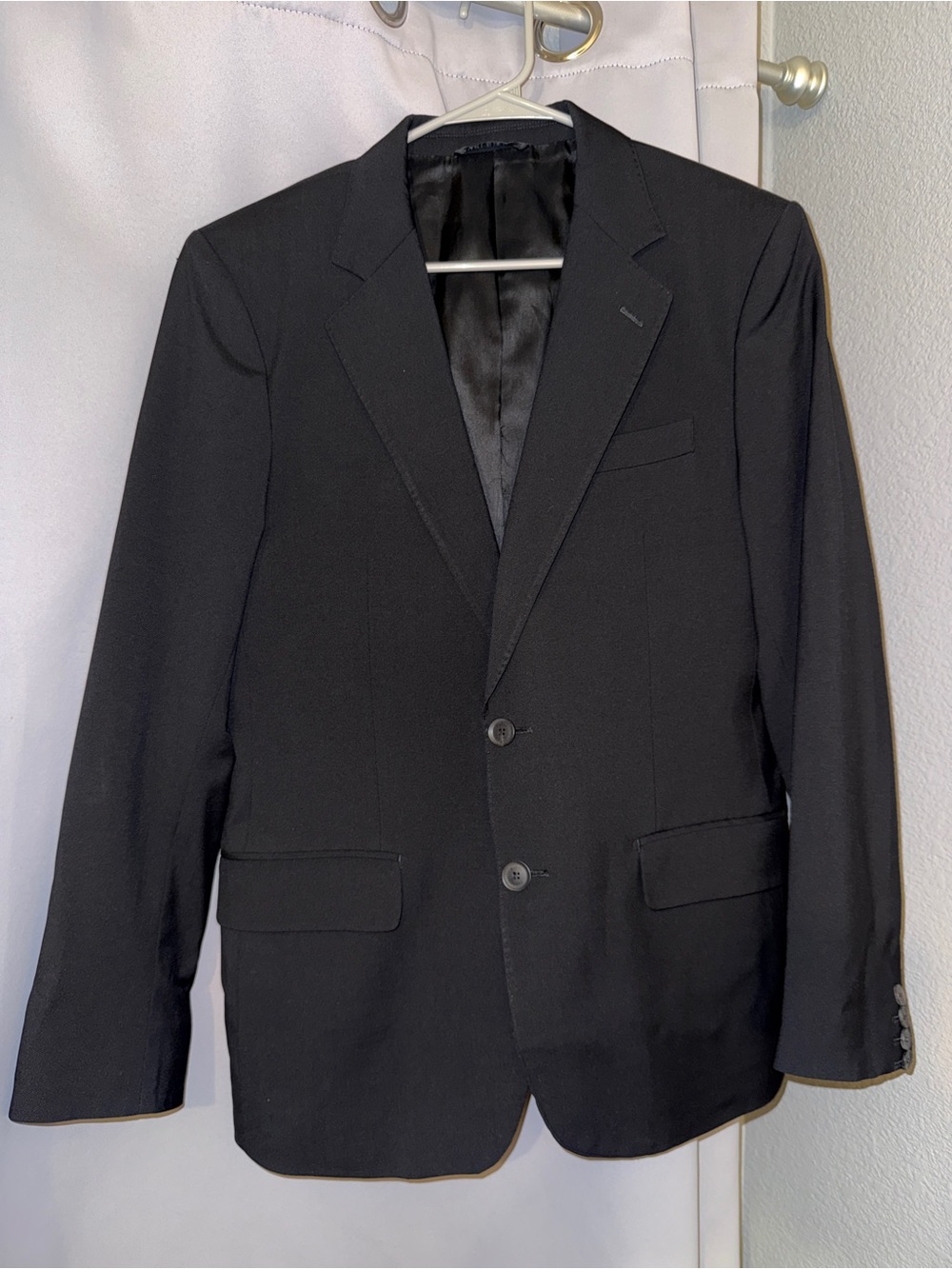Gucci Black Men's Two-Button Wool Blazer